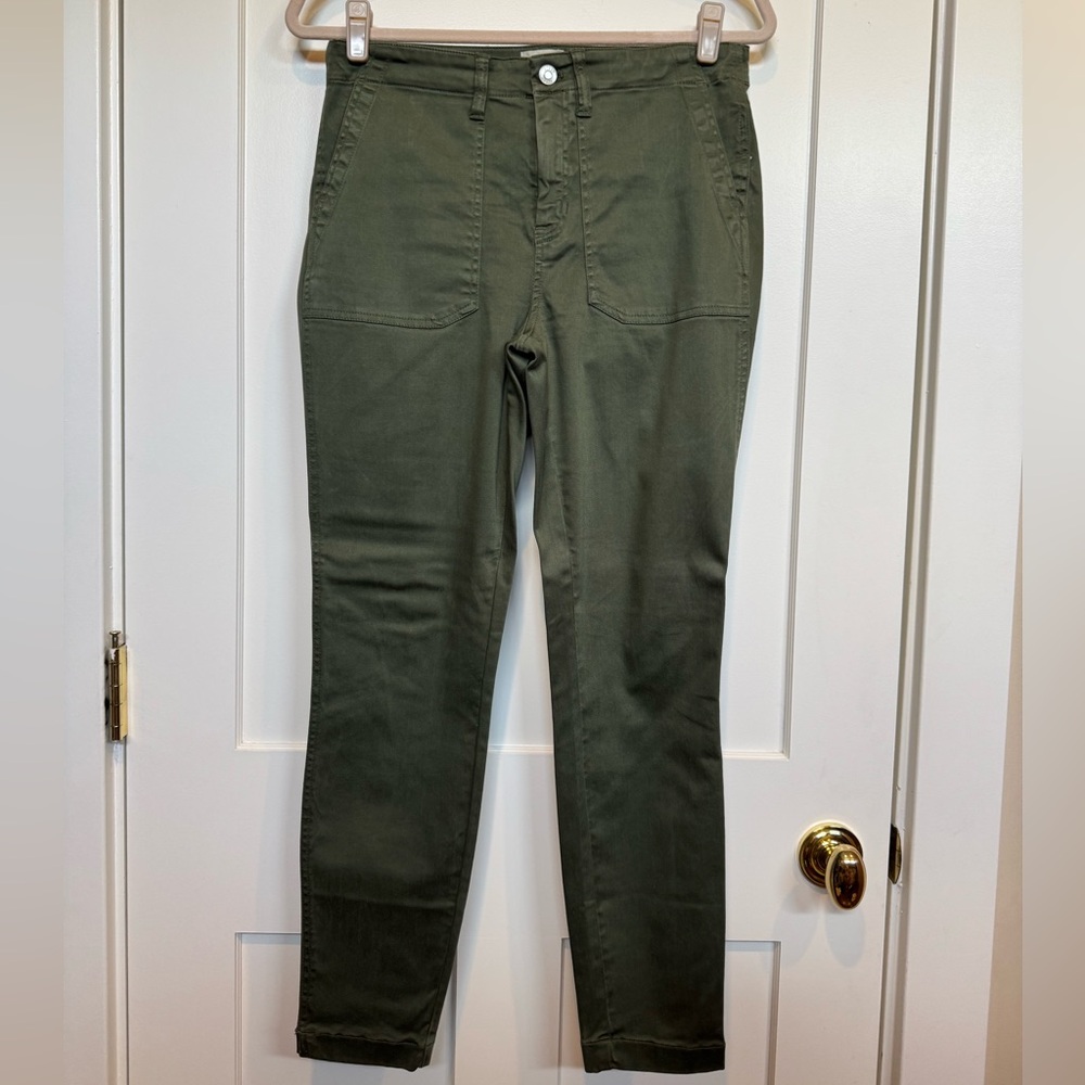 J. Crew Women's Skinny Leg Pants in Dark Green
